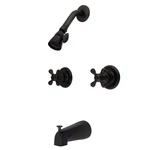 Kingston Brass KB245AX Twin Handle Tub 5-INCH Spout Reach, Oil Rubbed Bronze. Fixed Price $177.65.
