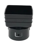 Plastic Universal Downspout To Drain Tile Adapter. Fixed Price $19.99.