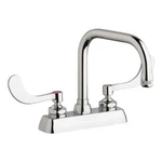 Chicago Faucets W4D-DB6AE1-317ABCP Deck Mounted Manual Sink. Fixed Price $198.75.