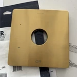 Kohler Parallel Vibrant Brushed Moderne Brass Shower Valve Escutcheon K-TS23503. Fixed Price $140.00.