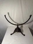 Vintage Antique Globe Cast Iron Stand Base Ring. Fixed Price $179.00.