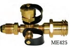 Marshall Excelsior ME425P Excess Flow Camping Propane Tee Adapter. Fixed Price $102.56.