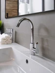 Modern Water Saving Bathroom Kitchen Faucet Single Handle Vanity Sink Tap Mixer. Fixed Price $17.99.