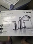 Kohler Elliston R72781-4D-CP Bathroom Faucet 2-HANDLE Polished Chrome. Fixed Price $49.99.