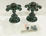 Kohler Artifacts Sink Prong Handles Oil Rubbed Bronze Finish Model T98071-3M-2BZ. Fixed Price $232.50.