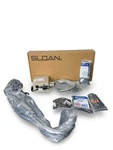 Sloan SF2250-4 Battery-powered Deck-mounted Sensor Faucet New Open Box. Fixed Price $189.95.