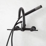 Signature Hardware SH441134MB Sebastian Deck-mount Tub Faucet, Lever Handles, 4". Fixed Price $36.00.