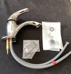 Delta Bathroom Faucet Single Hole Polished Chrome Finish 22C651-R. Fixed Price $29.99.