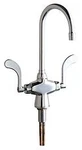Chicago Faucets C50E35317XKABCP Chrome Commercial Grade Single Ho. Fixed Price $412.22.