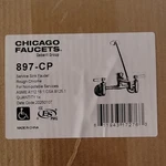 Chicago Faucets 897-CP Service Sink Rough Chrome Csa Approved Silver. Fixed Price $115.00.