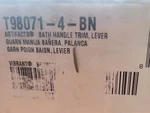 Kohler T98071-4-BN Artifacts Deck-mount Bath Tub Lever Handle Brushed Nickel. Fixed Price $86.00.