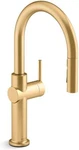 Kohler K-22972-2MB Crue Pull-down Kitchen Faucet Vibrant Brushed Moderne Brass. Fixed Price $390.00.