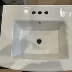 Kohler Pedestal Lavatory Vitreous China Basin Archer White 2358-4-0 J3. Fixed Price $110.49.