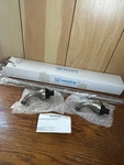 Moen Eva In. Bathroom Towel Bar Brushed Nickel YB2824BN Brand New!. Fixed Price $26.99.