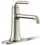 Kohler K-27415-4-BN Tone Bathroom Sink Faucet & Popup Drain Brushed Nickel New. Fixed Price $245.10.