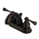 Kingston Brass GKB5615BL 4 In. Centerset Bathroom Faucet, Oil Rubbed Bronze. Fixed Price $97.36.