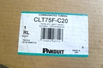QTY85FT Panduit CLT75F-C20 Corrugated Loom Tubing Slit Wall Measures .75" Blk. Fixed Price $72.00.