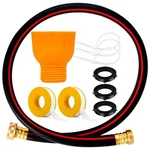 Aottykro Garden Hose To Antifreeze Bottle Adapter All-in-one Black, Orange. Fixed Price $20.46.