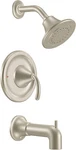 Moen TS2143BN Icon Collection Posi-temp Tub And Shower Trim Kit, Brushed Nickel. Fixed Price $139.99.