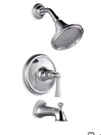 Kohler Elliston Tub Shower Faucet 1-HANDLE Polished Chrome. Fixed Price $189.99.