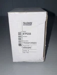 Sloan ETF-233 Plug-in Transformer, 120V IN/24V Out, 35VA. Fixed Price $21.00.